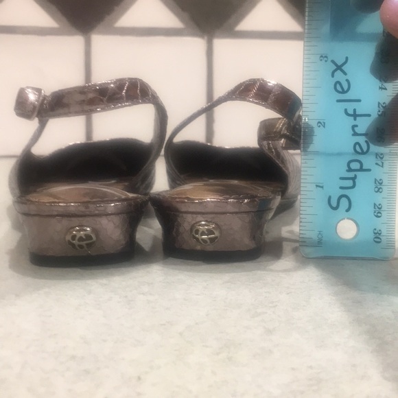❤️Sam Edelman metallic slingback flat size 7.5 - Picture 2 of 16